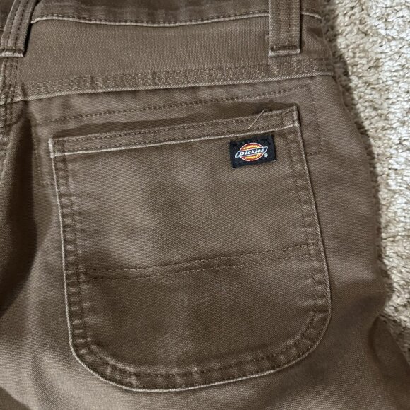 Dickies Flex Tough Max Pants Mens 32x30 Brown Relaxed Fit Work Cargo Utility - Picture 8 of 12
